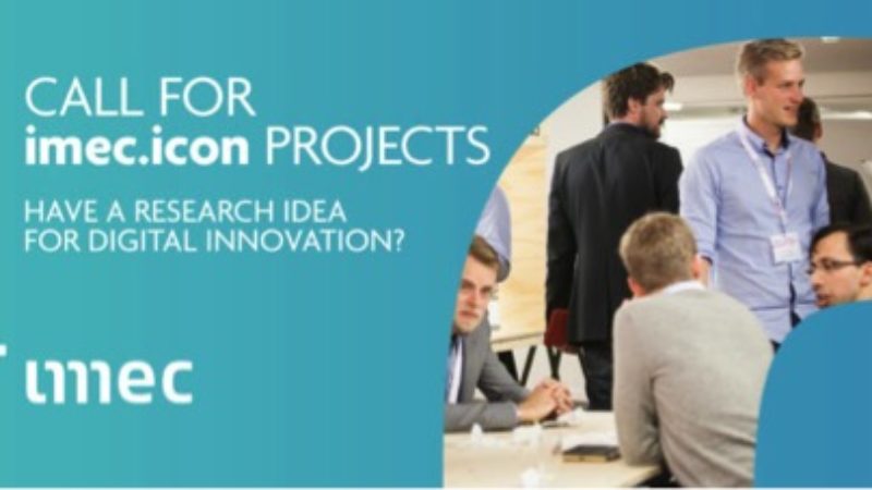 imec.icon call for Cooperative Research Projects – Info Session on June 19