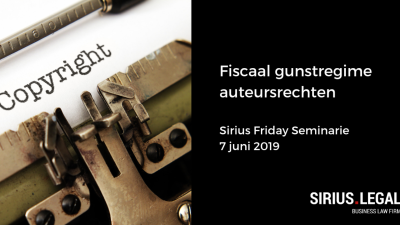 Fiscaal gunstregime auteursrechten